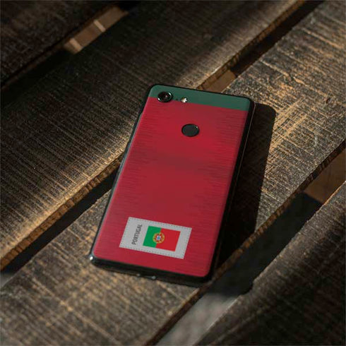 Portugal Soccer Flag Google Pixel 3 Skin